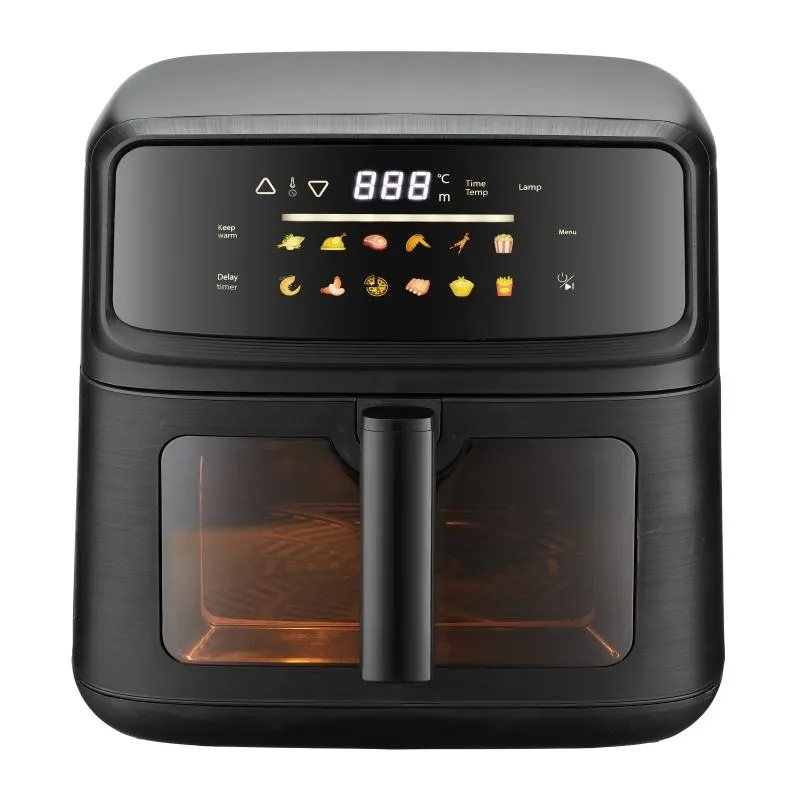 Nouvelle arrivée Friteuse à air à fenêtre visuelle à contrôle numérique